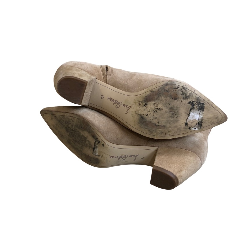 Sam Edelman Karlee Camel Suede Ankle Boots 8 1/2 - Picture 4 of 12